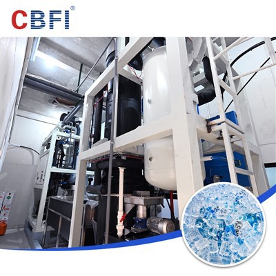 20 tonna CE által jóváhagyott integrált cső jégkészítés gépi ár egyszerű telepítés csomagolt jég eladó