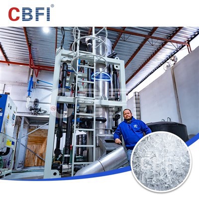 CBFI 10 tonnás integrált csöves jéggép, „jeges” erőt fecskendez az üzleti sikerbe