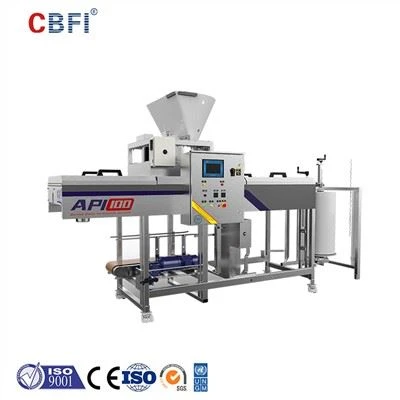 CBFI automatikus jégrészecske-csomagoló gép API100: Új szabvány a nagy kapacitású jégzacskó-csomagoló megoldásokhoz